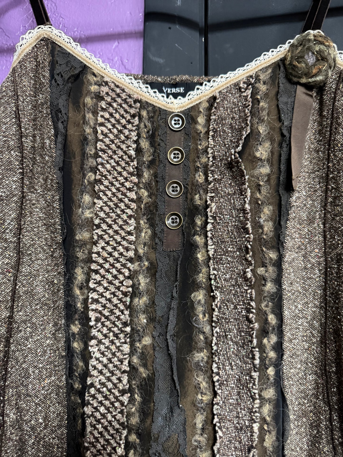 Vintage Verse Top- size 38