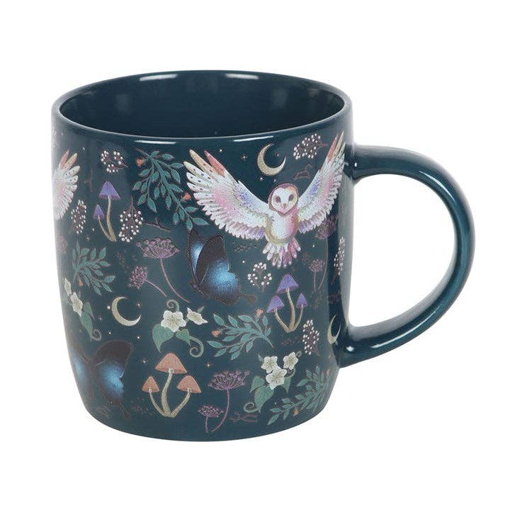 Night Flight Owl Print Mug