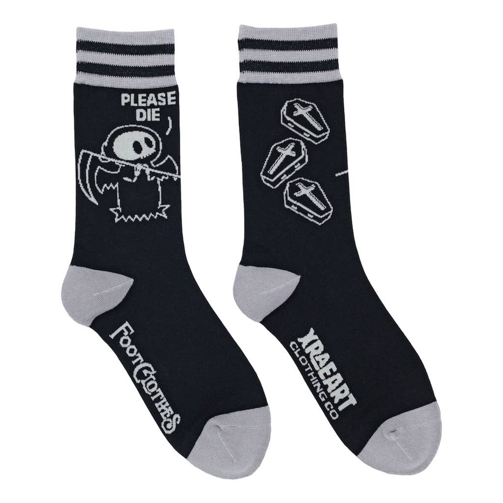 Please Die Crew Socks
