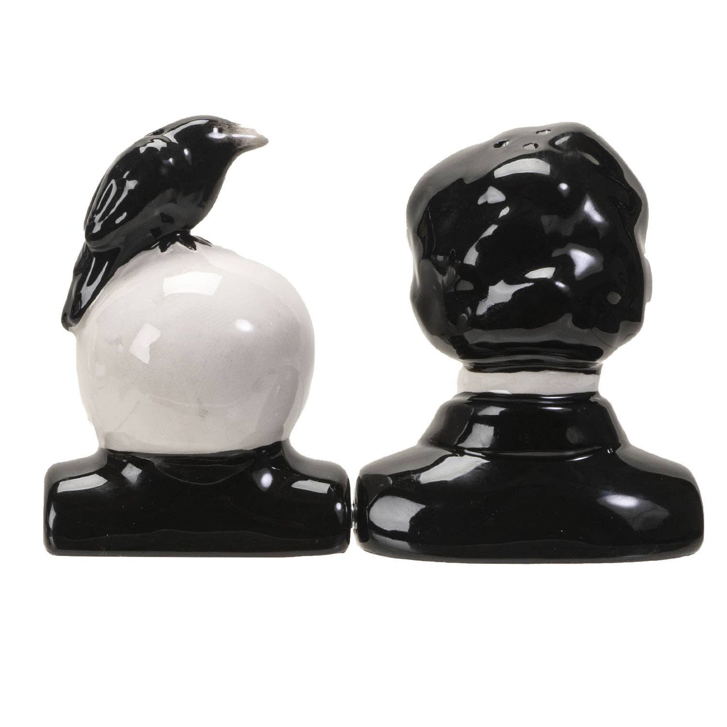 Edgar Allen Poe Salt & Pepper Halloween Shaker Set