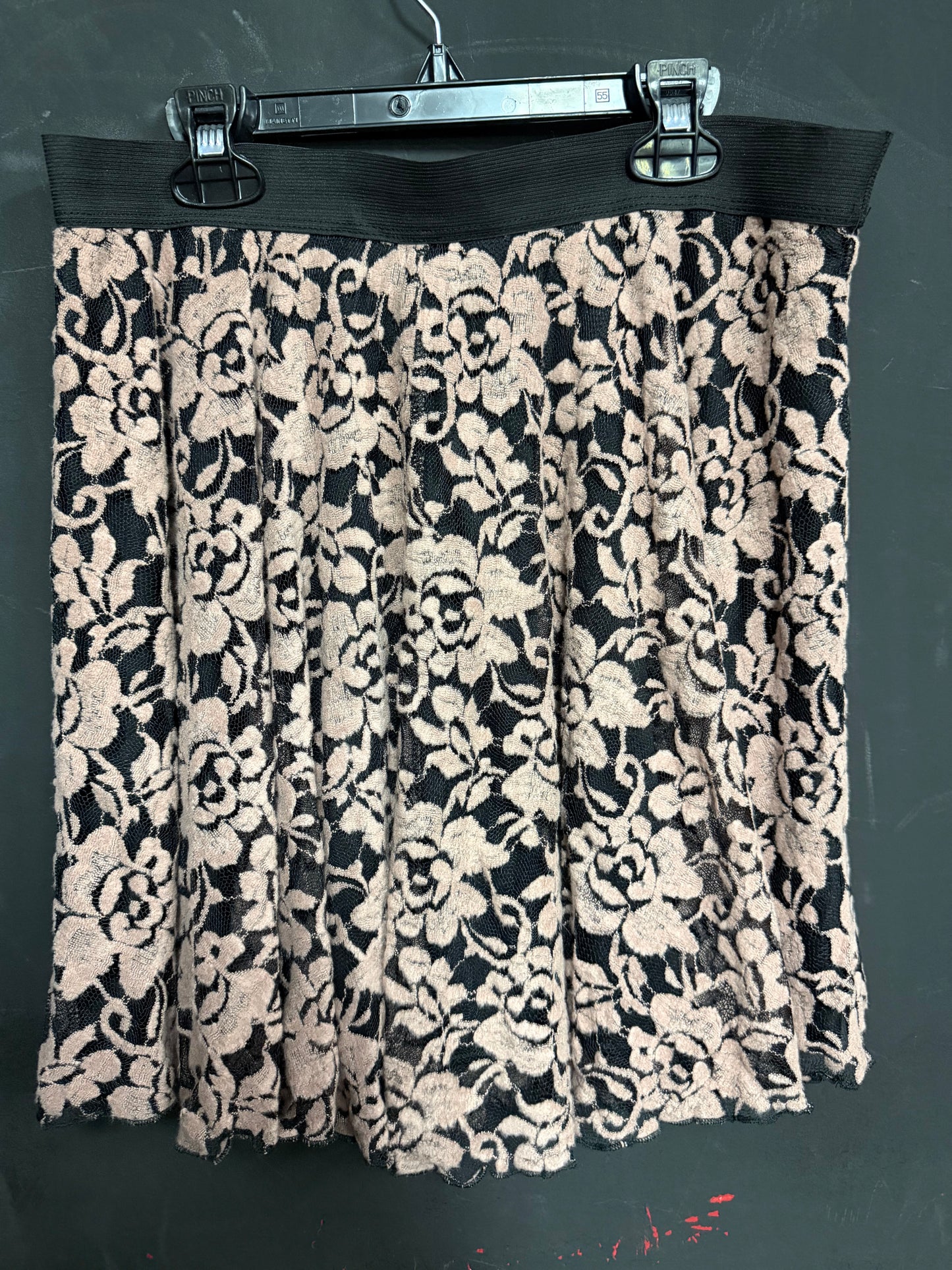 Deadstock Wet Seal Brushed Lace Skirt- Size XL