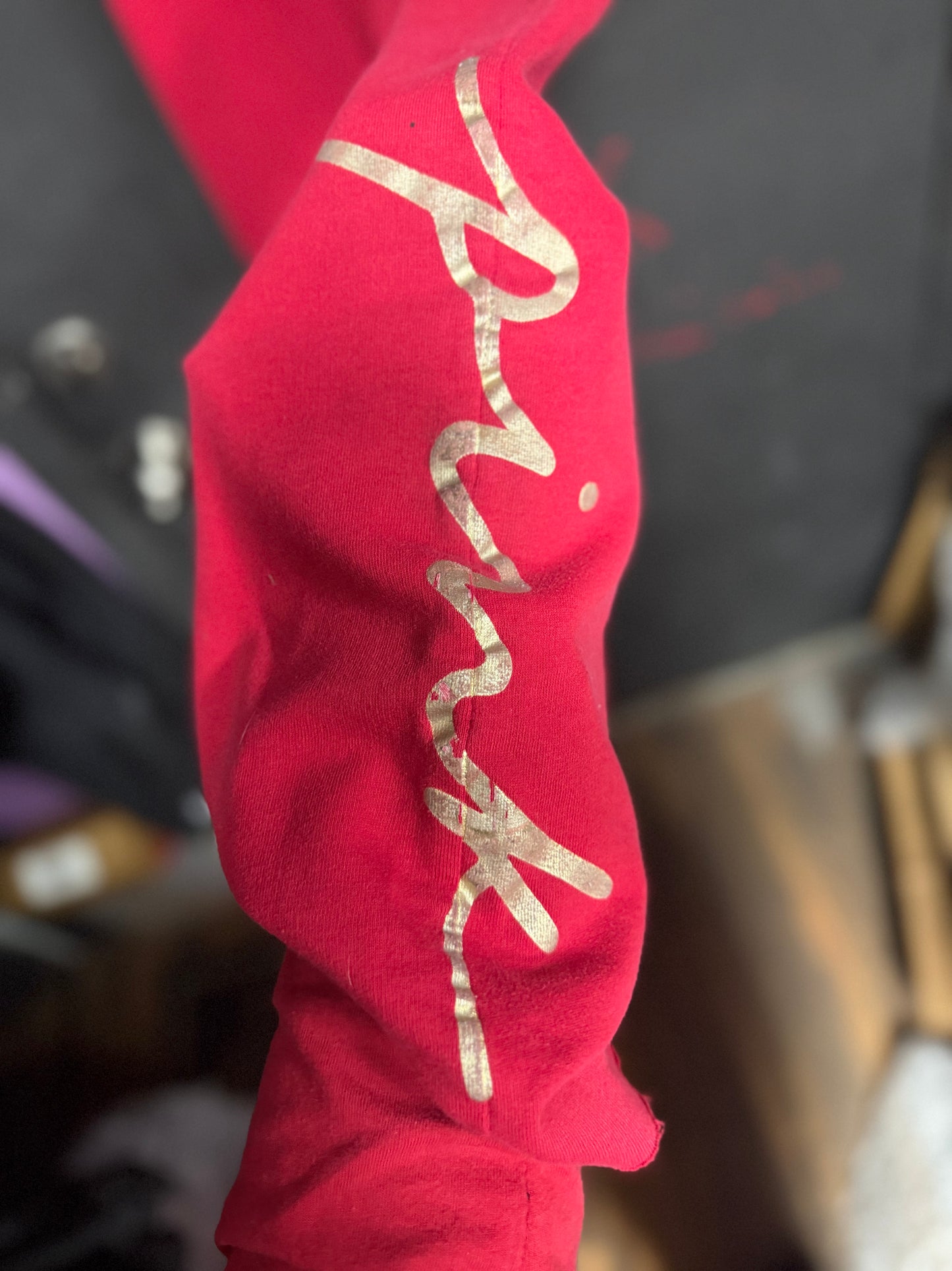 2023 VS Pink - Red Sweatpants- Size M