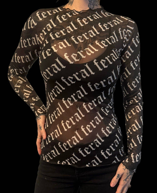 Sheer Mesh Top - Feral