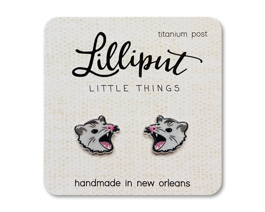 Possum Earrings // Weirdcore Earrings