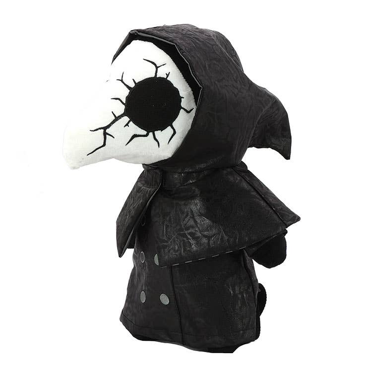 Cracked Mask Plague Doctor Plushy Backpack