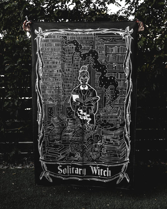 Solitary Witch Oracle Tapestry