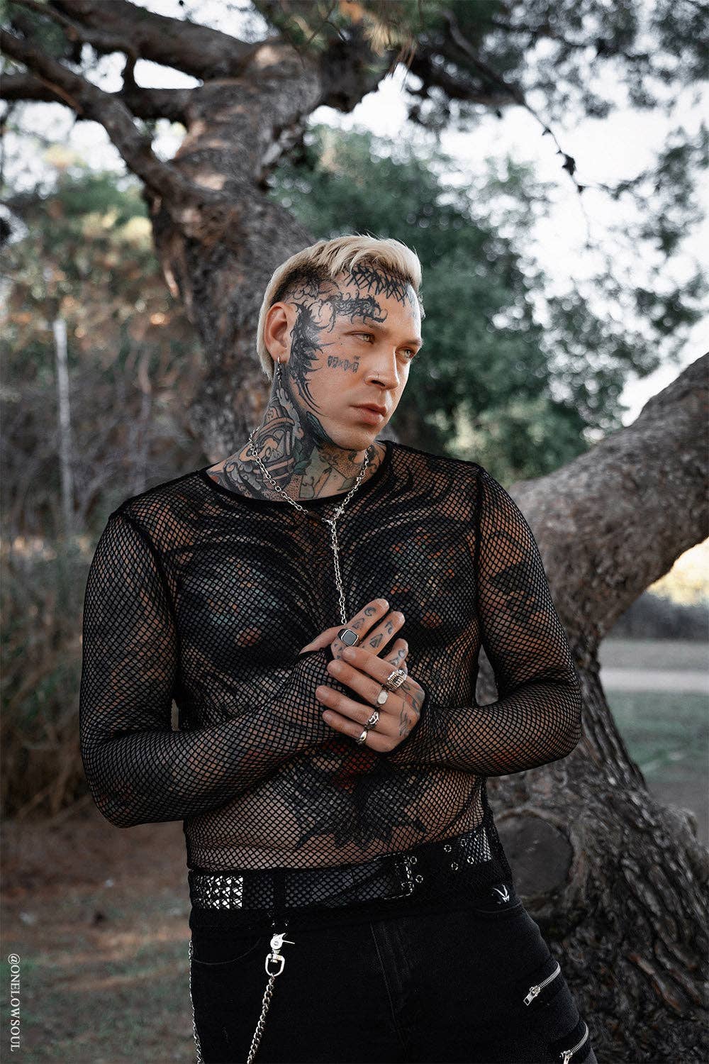 Shadowgrid Fishnet Shirt