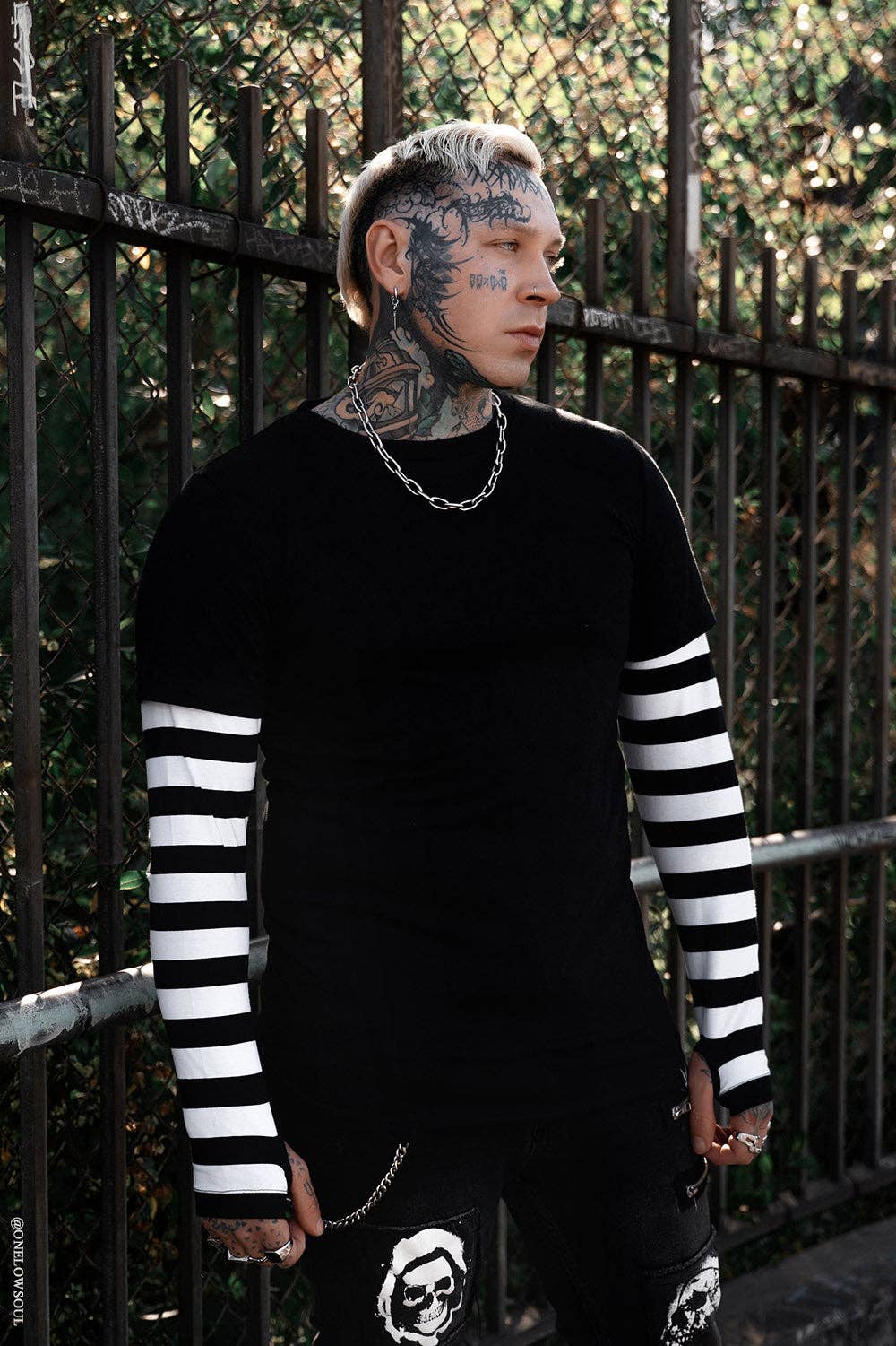 Specter Striped Long Sleeve Shirt