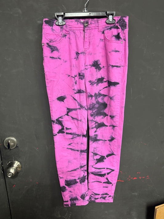 Total Girl Y2K Tie Dye Jeans- Size 14