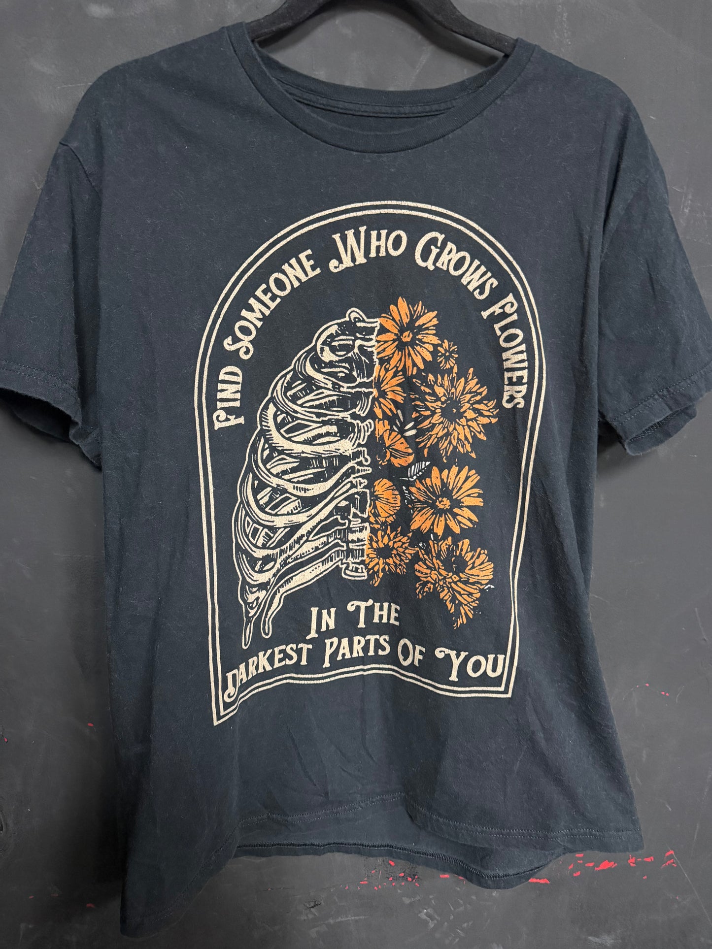 Find Someone Who Grows Flowers Shirt- L