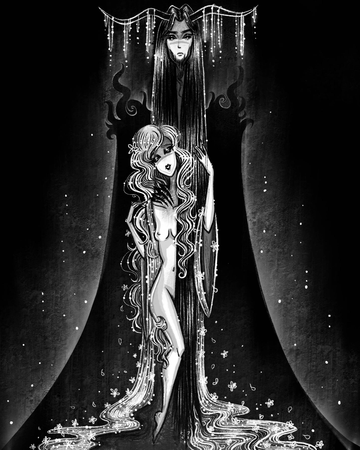 "Hades and Persephone" Greek Romance Fine Art Print 8x10