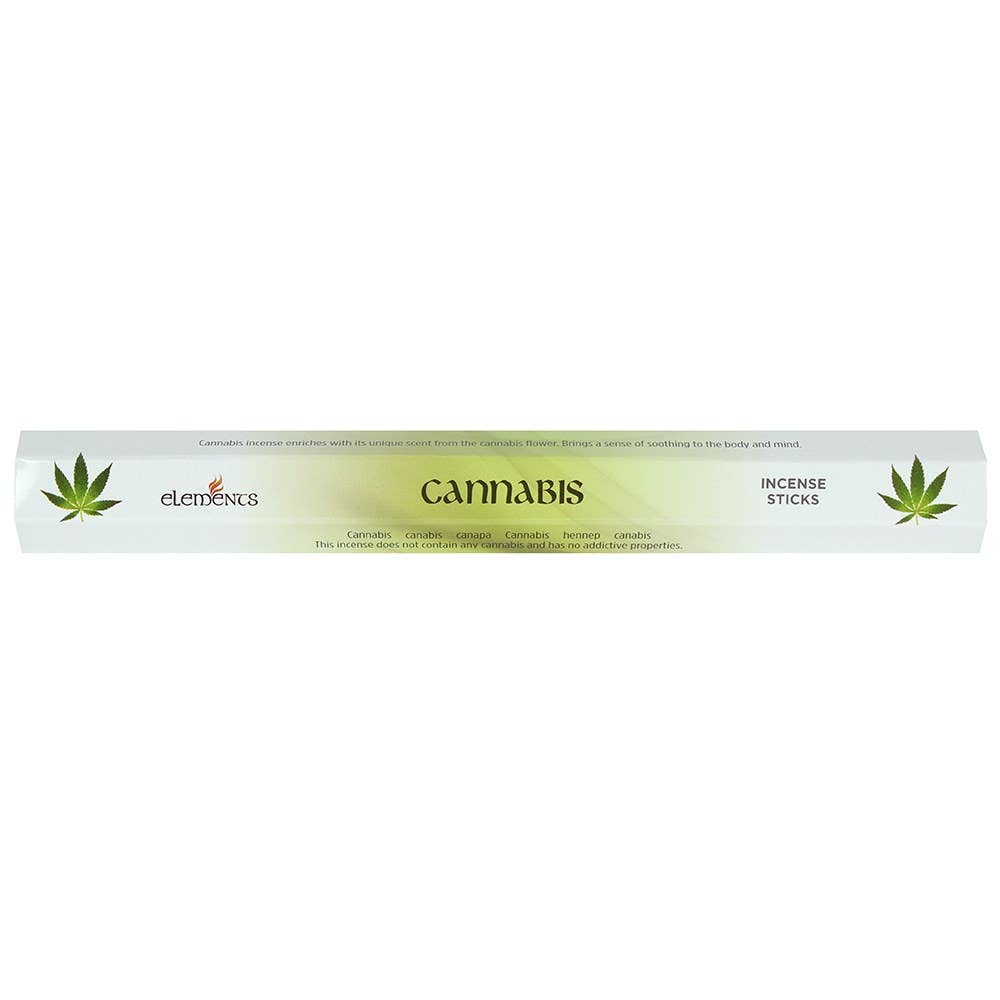 Package of 20 Elements Cannabis Incense Sticks