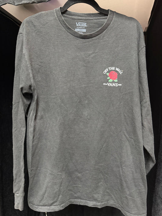 Vans- Off The Walls Rose Long Sleeve- Size Large