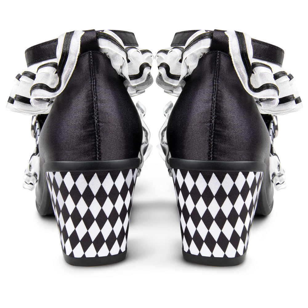 Chocolaticas® Mid Heels Arlequin Women's Mary Jane Pump