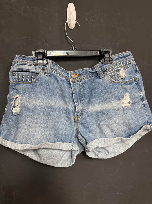 Studded Jean Shorts- 38 waist