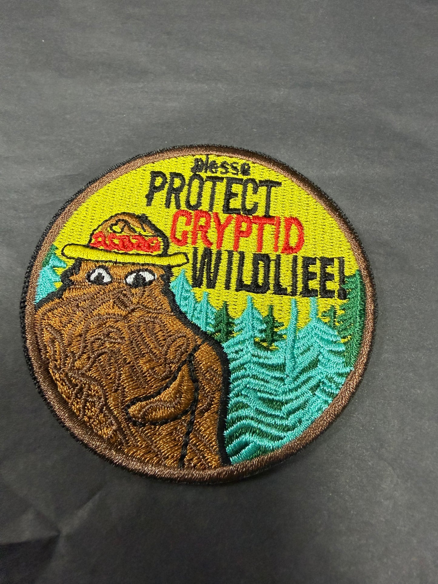 Cryptozoology Round Patches