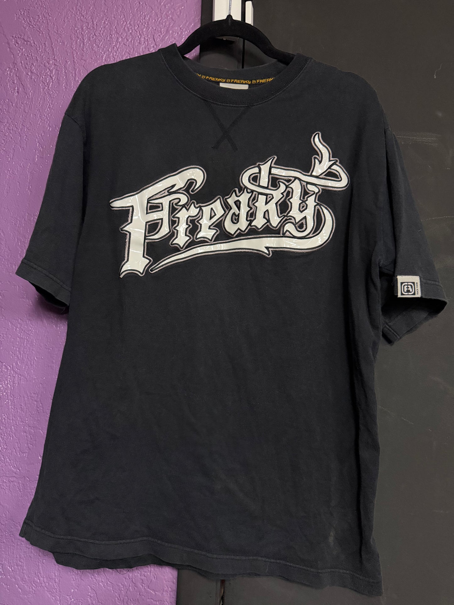 Vintage Japanese -Freaky Shirt- Large