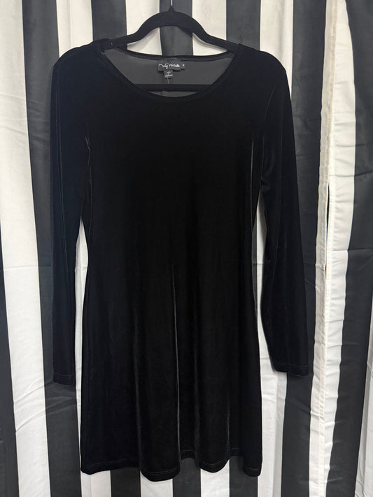 Y2K My Michelle Black Velvet Dress- Size M