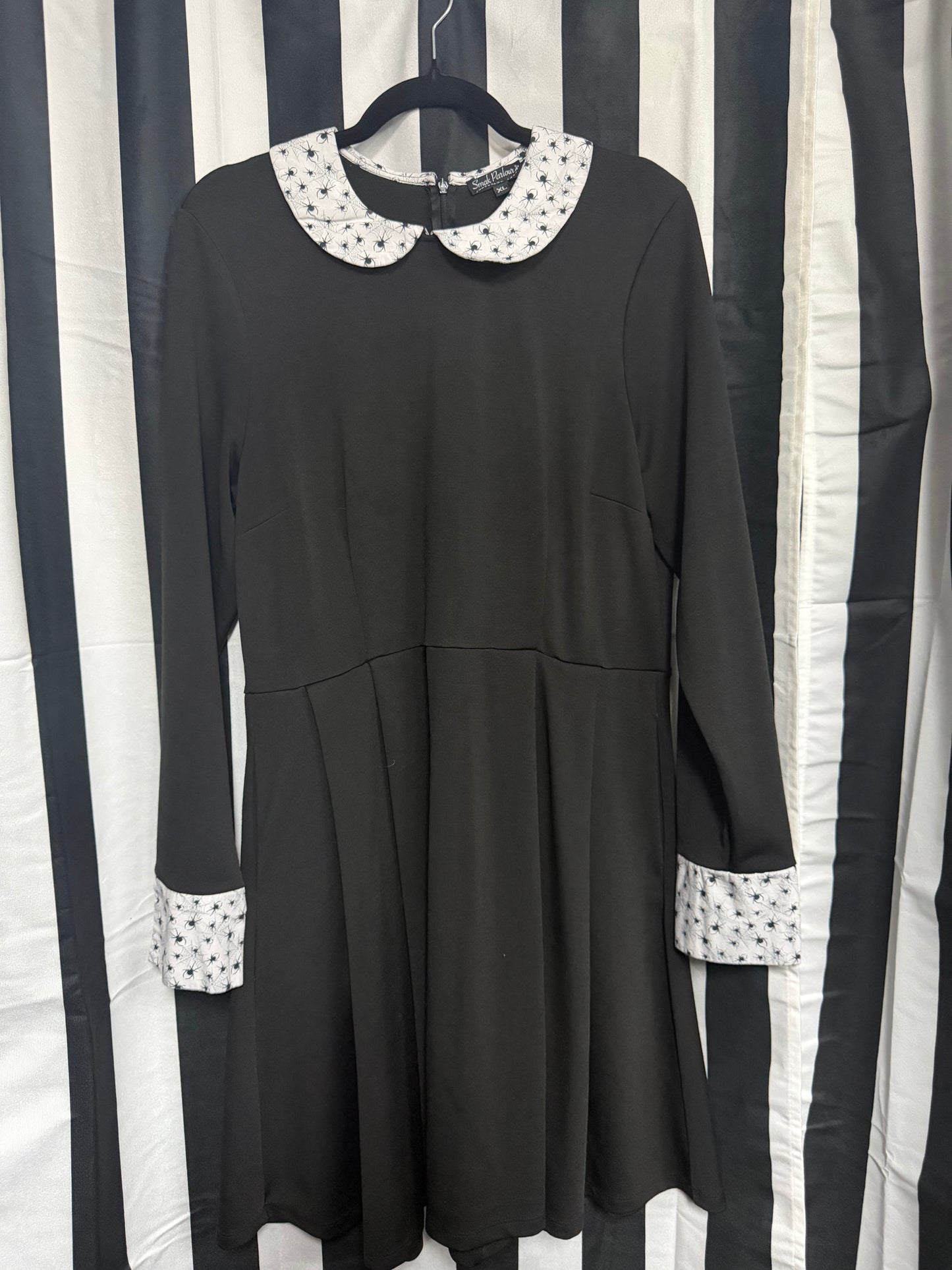 Smak Parlor Spider Rockabilly Dress- Size XL