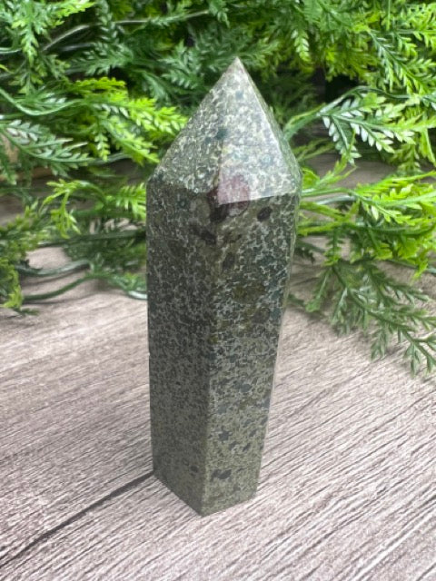 Natural Dragons Blood Stone Tower- 3"
