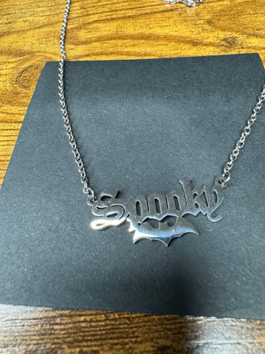 Stainless Steel "Spooky" Necklace