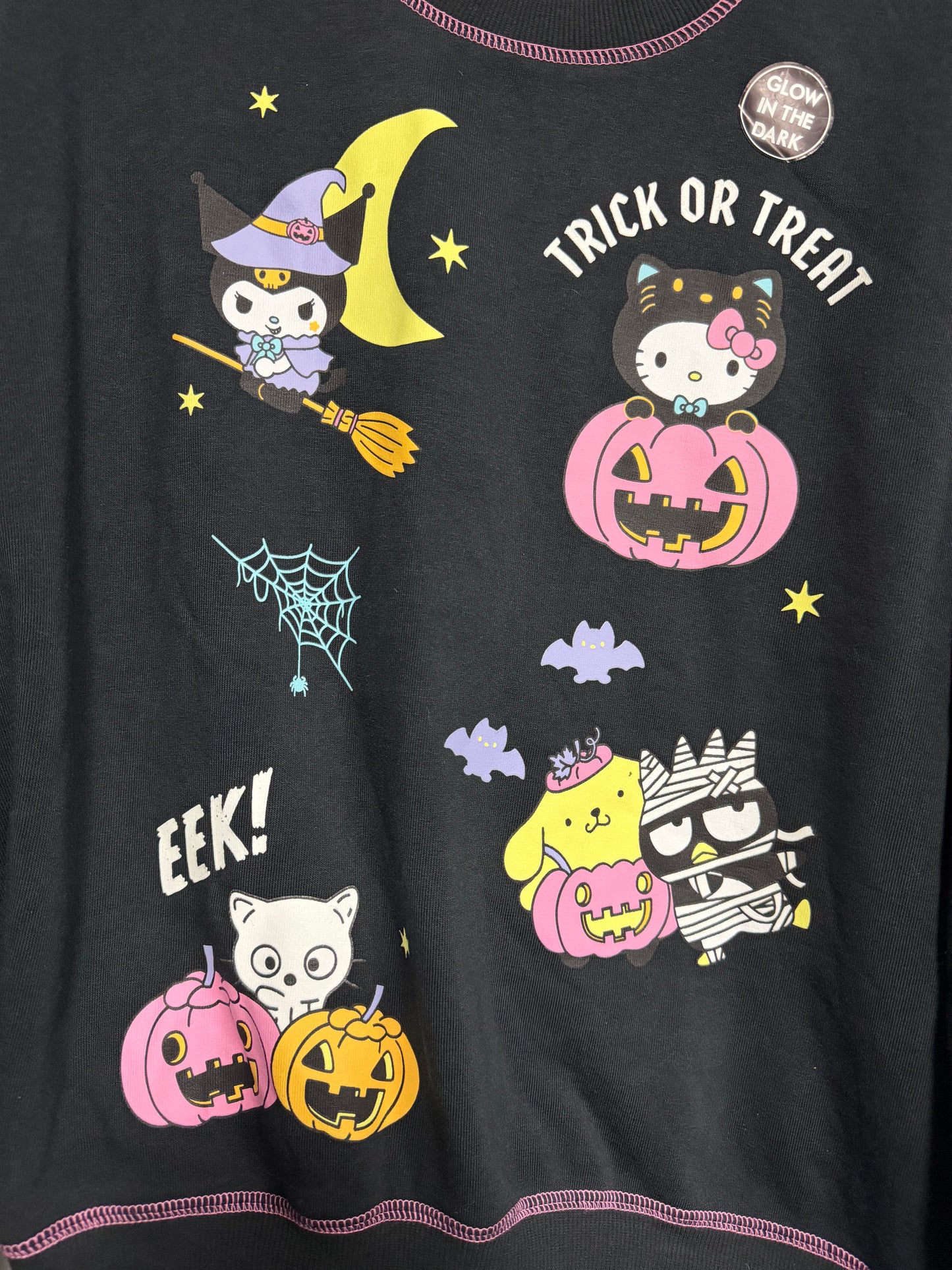 Hello Kitty/Sanrio- Glow In The Dark Sweater