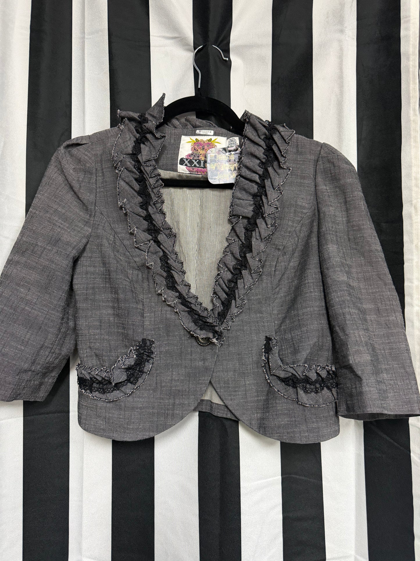 XXI Twist Forever 21 Y2K - Coquette Blazer- Medium