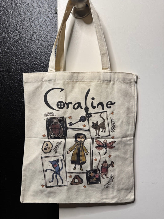 Coraline Frames Canvas Tote Bag 15.35 x 13.38 inches