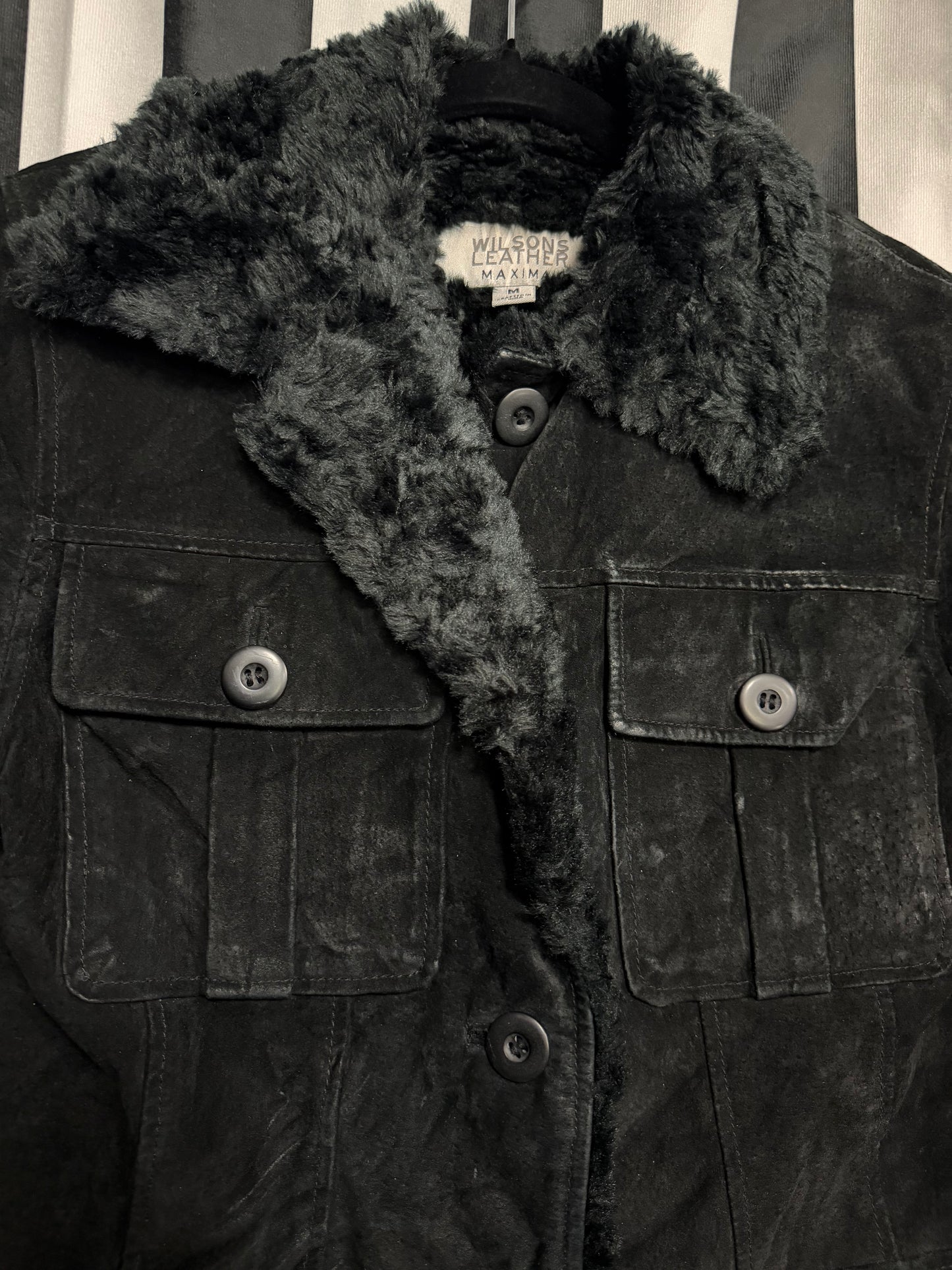 Wilsons Leather Medium -Leather & Suede Jacket