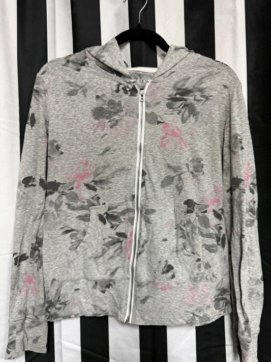 Aeropostale Floral Grunge Zip-up- Size XL