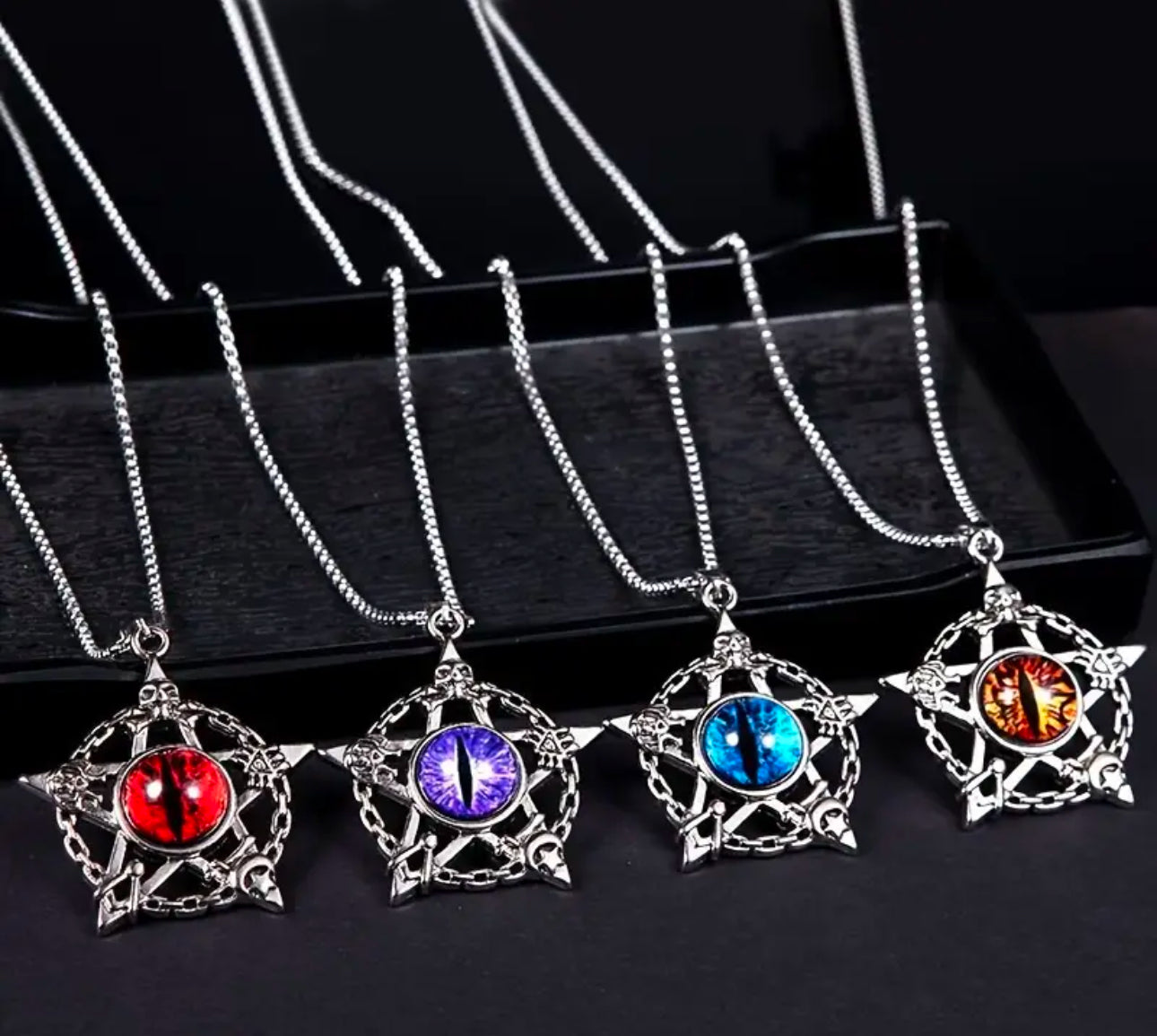 Pentagram Eye Necklaces