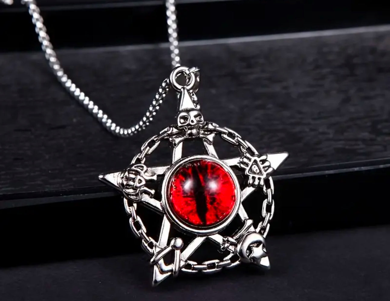 Pentagram Eye Necklaces