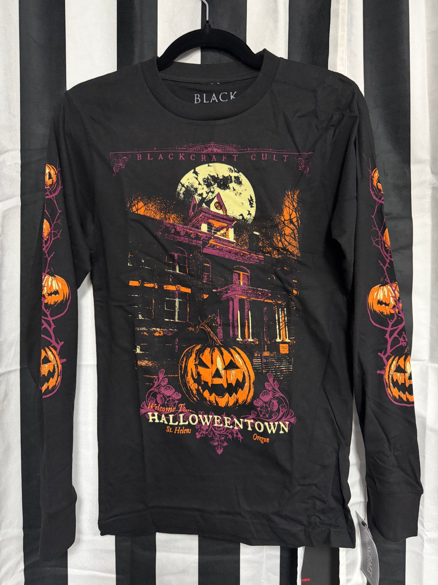 Authentic Blackcraft Halloween Town Long Sleeve- Size Small