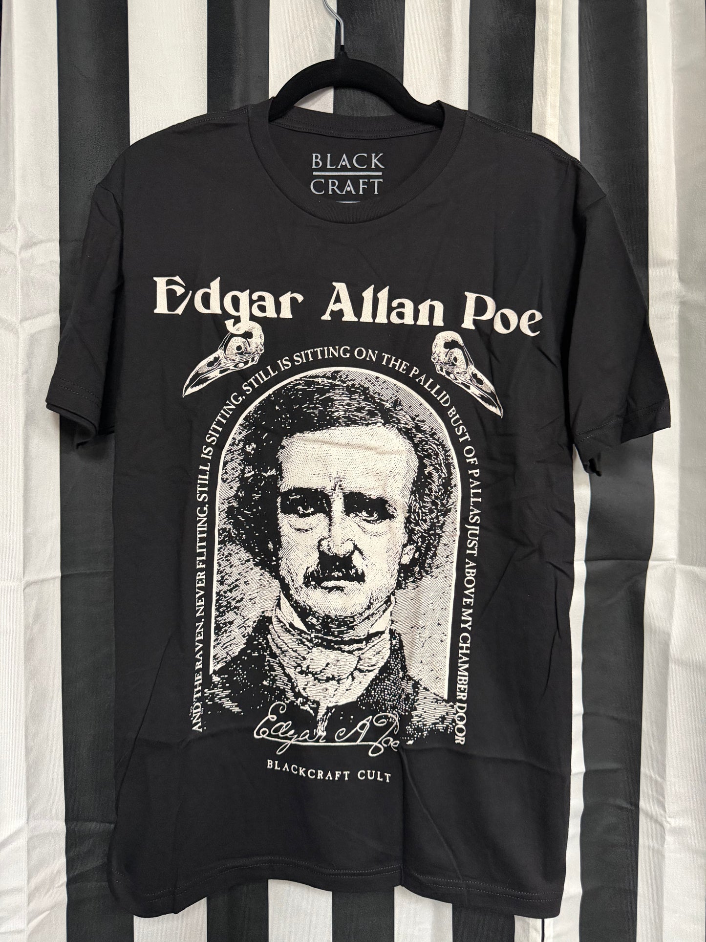 Authentic Blackcraft Edgar Allen Poe Shirt- Size Medium