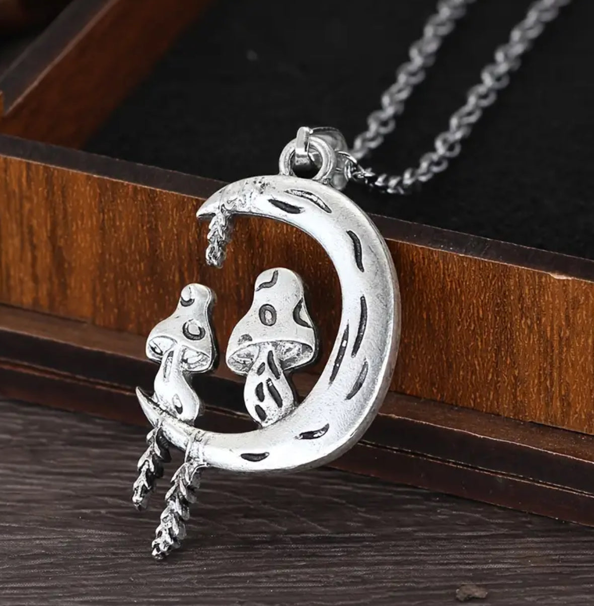 Witchy Mushroom Pendant Necklaces