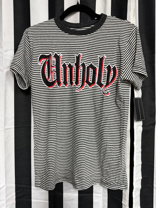 Authentic Blackcraft - Unholy Striped Tee - Small