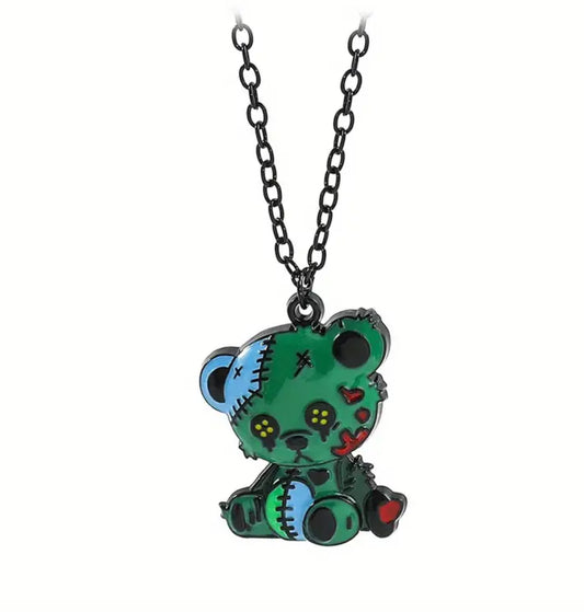 Zombie Bear Necklace