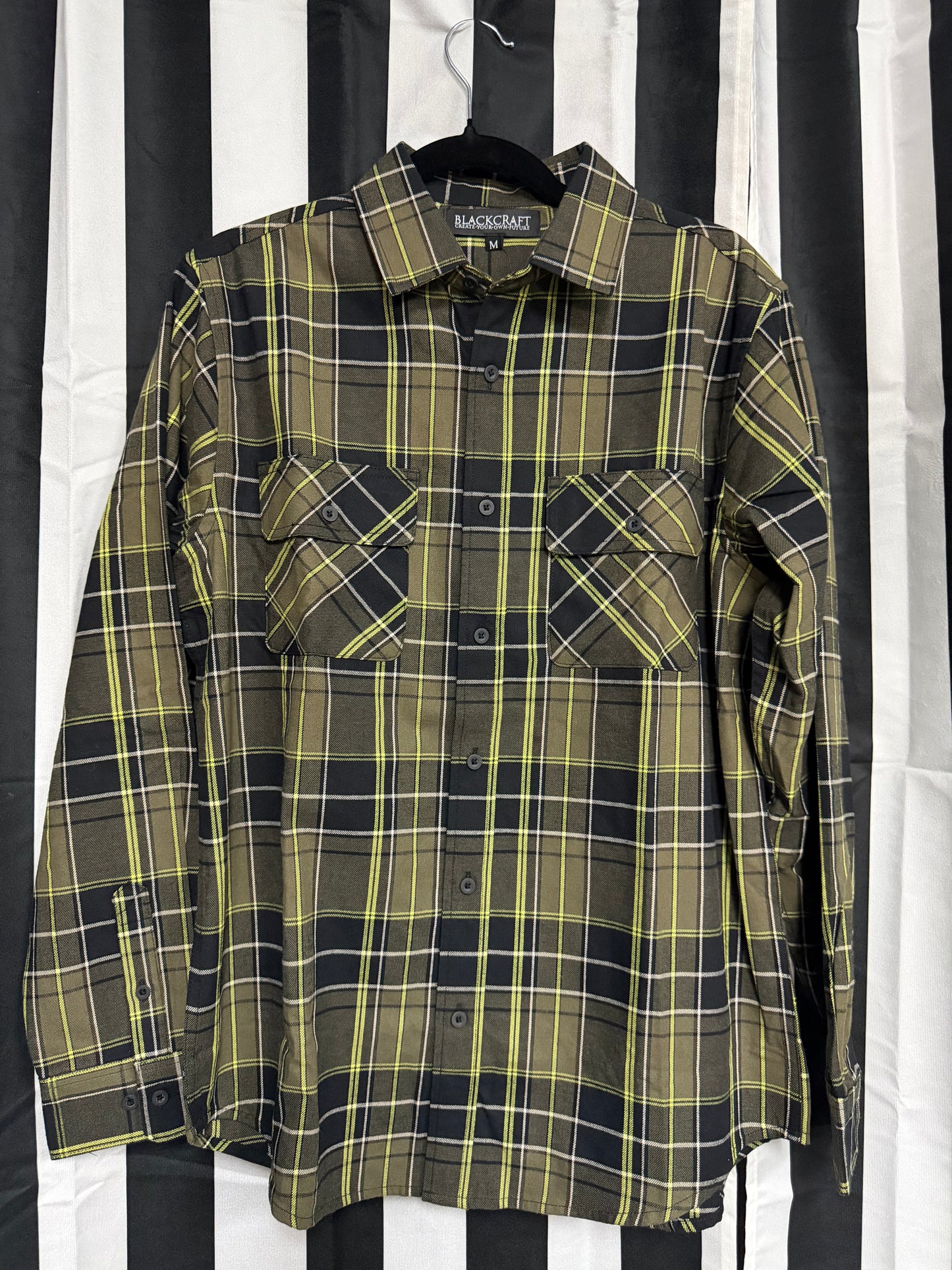 Authentic Blackcraft - Lucipurr Flannel Button Up - Medium