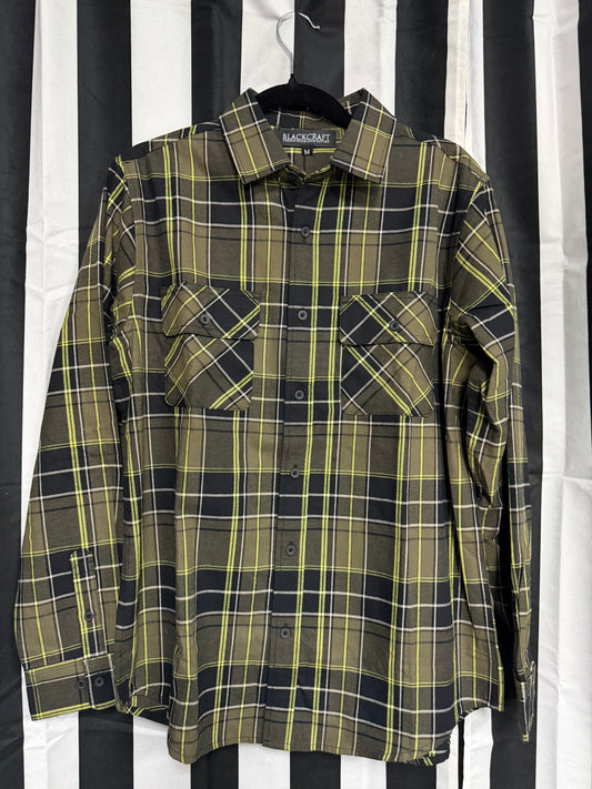 Authentic Blackcraft - Lucipurr Flannel Button Up - Medium