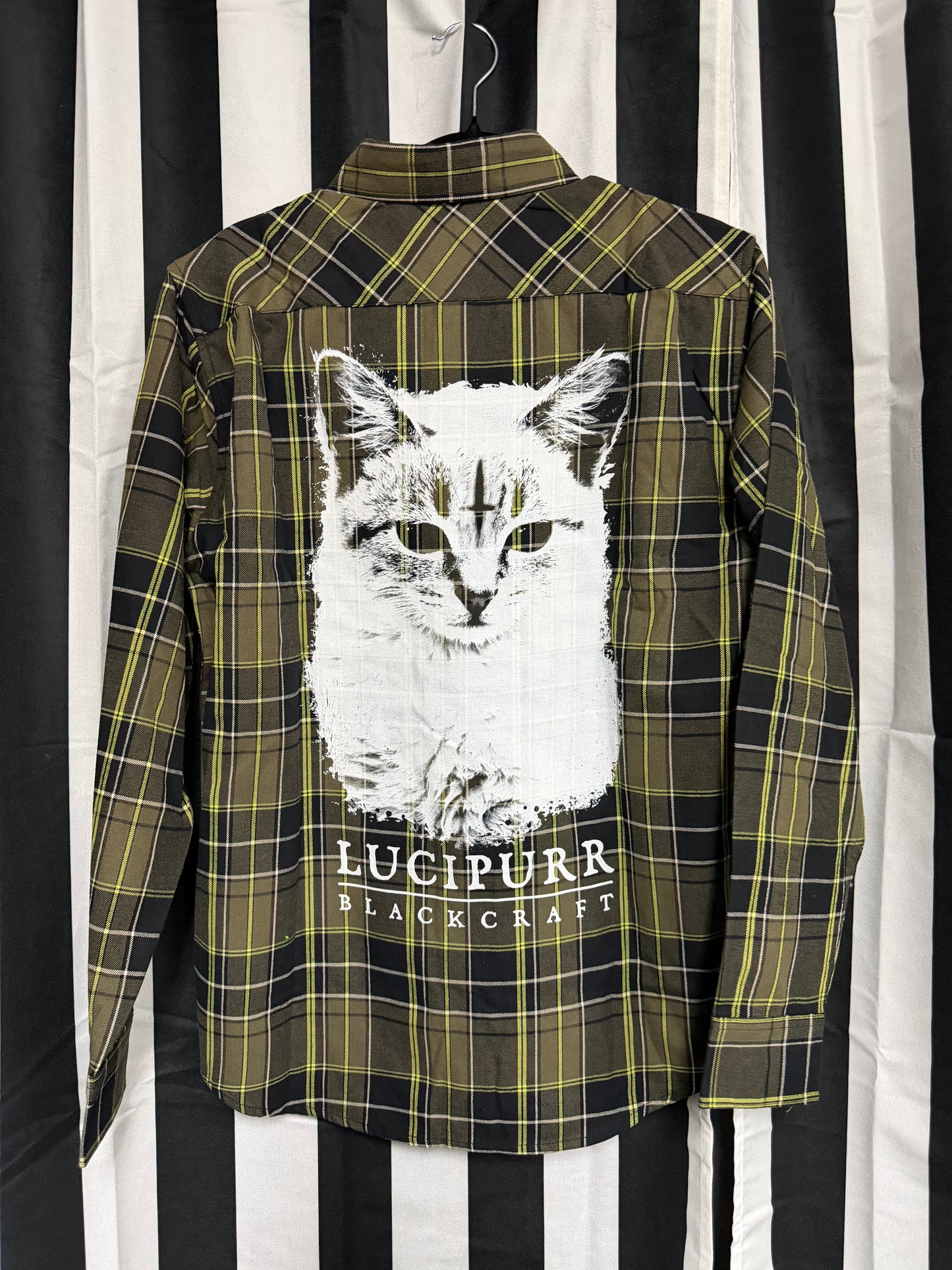 Authentic Blackcraft - Lucipurr Flannel Button Up - Medium