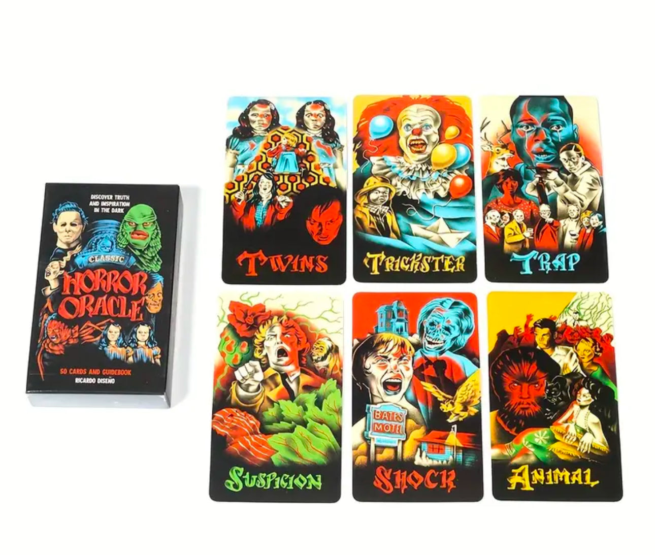 Classic Horror Oracle Card Deck