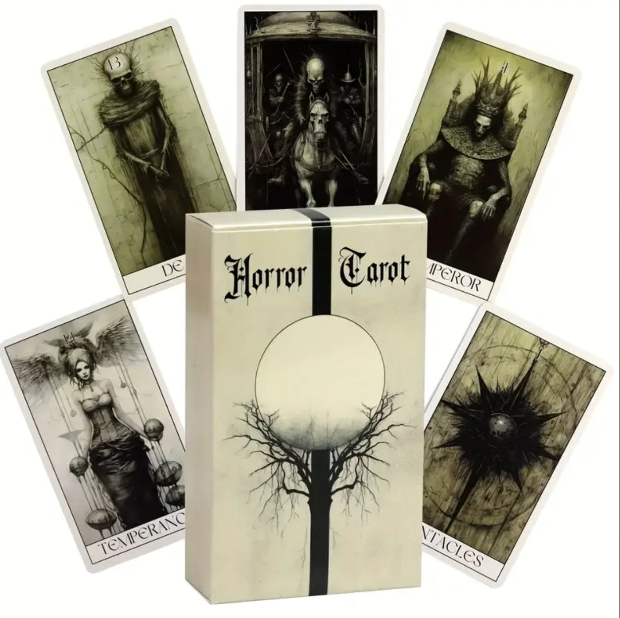 Mystical Horror Tarot Card Deck — 78 Cards