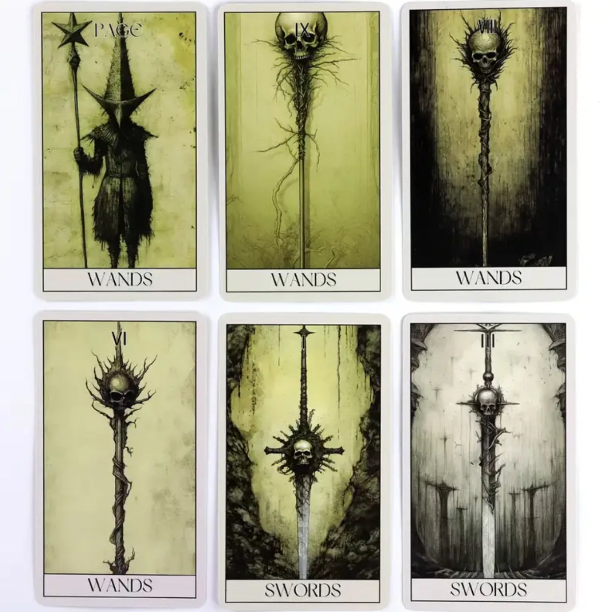 Mystical Horror Tarot Card Deck — 78 Cards