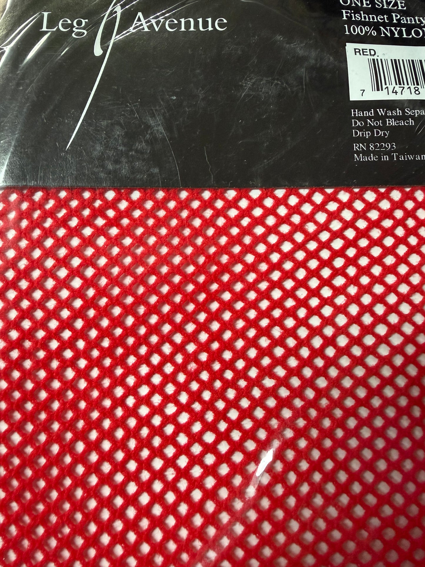 Leg Avenue- Fishnet Pantyhose- Red