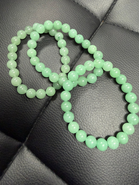 8mm Natural Green Aventurine Bracelet