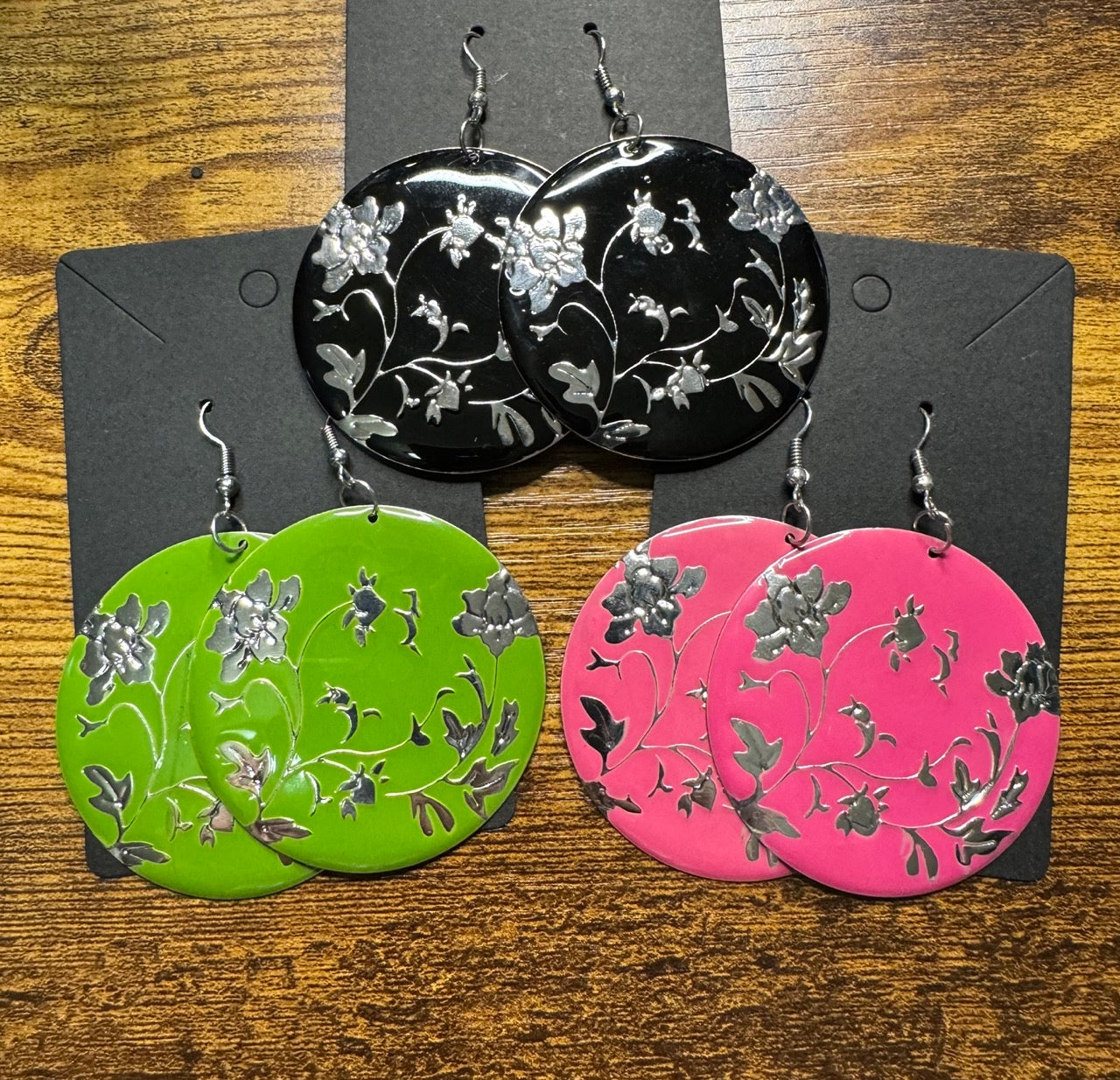 Metal Floral Lightweight Earrings