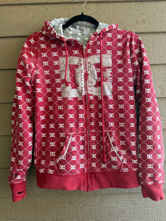Y2K Reversible DC Zip Up Hoodie — Sm/M