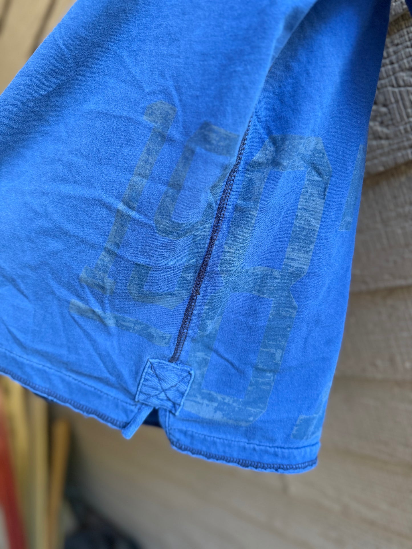 Y2K 2009 Aeropostale Blue Long Sleeve- Size Med