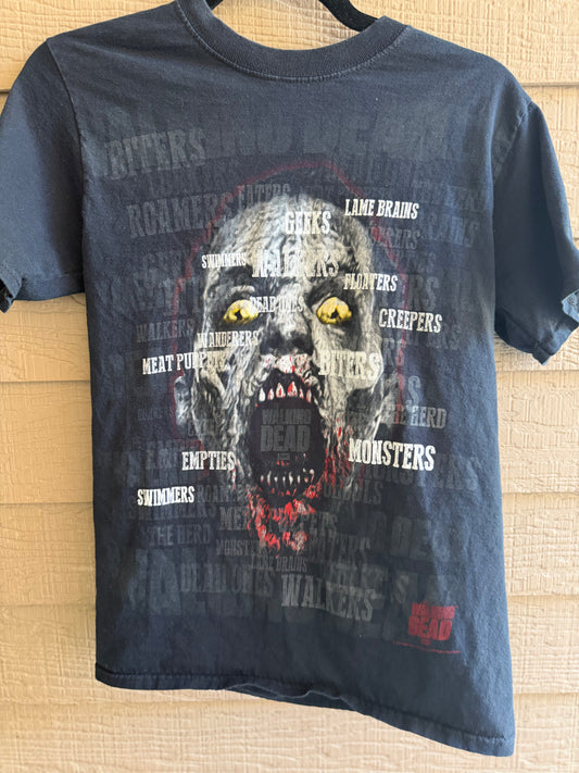 Walking Dead Zombie Shirt- Size Small
