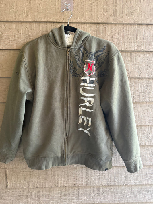 Y2K Hurley Zipup- Size XL Youth